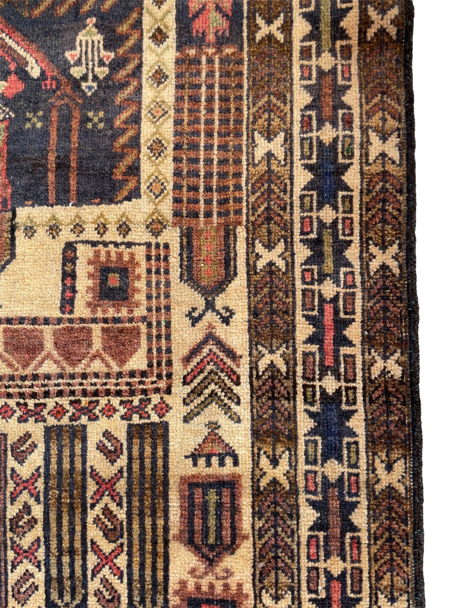 Niyya 100% Wool Handmade Prayer Rug by Asrār Collection 2'9" x 4'5"
