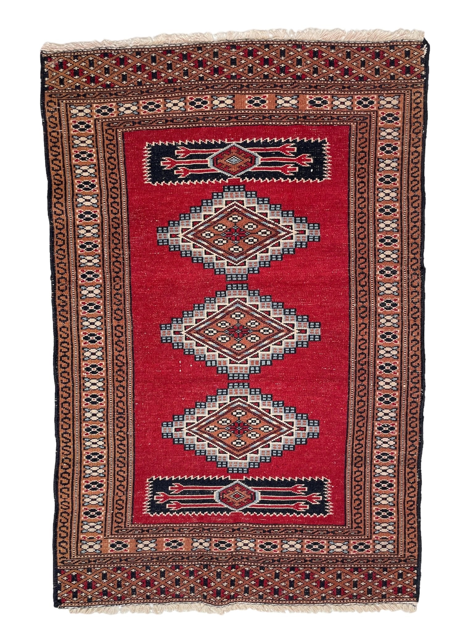 ISHQ 100% Wool Handmade Prayer Rug by Asrār Collection